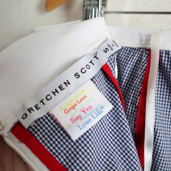 Gretchen scott Cotton Spandex Dress - The Galley Gingham small - Picture 13 of 13